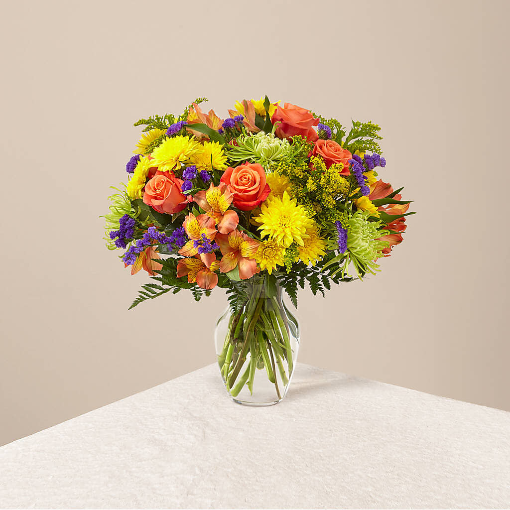 Marmalade Skies Bouquet – Fleuriste Thalia, Varennes PQ