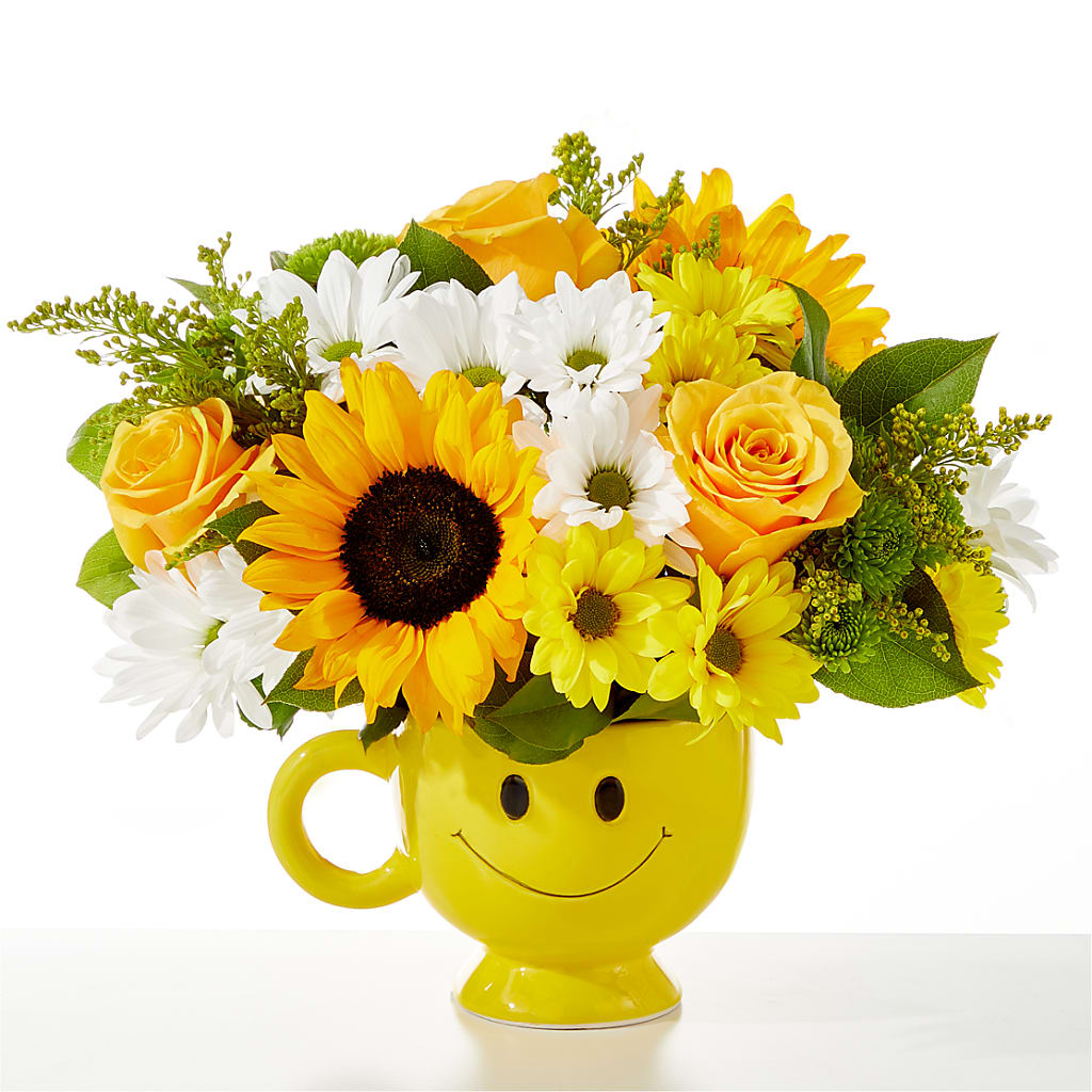 Be Happy Bouquet – Fleuriste Thalia, Varennes PQ