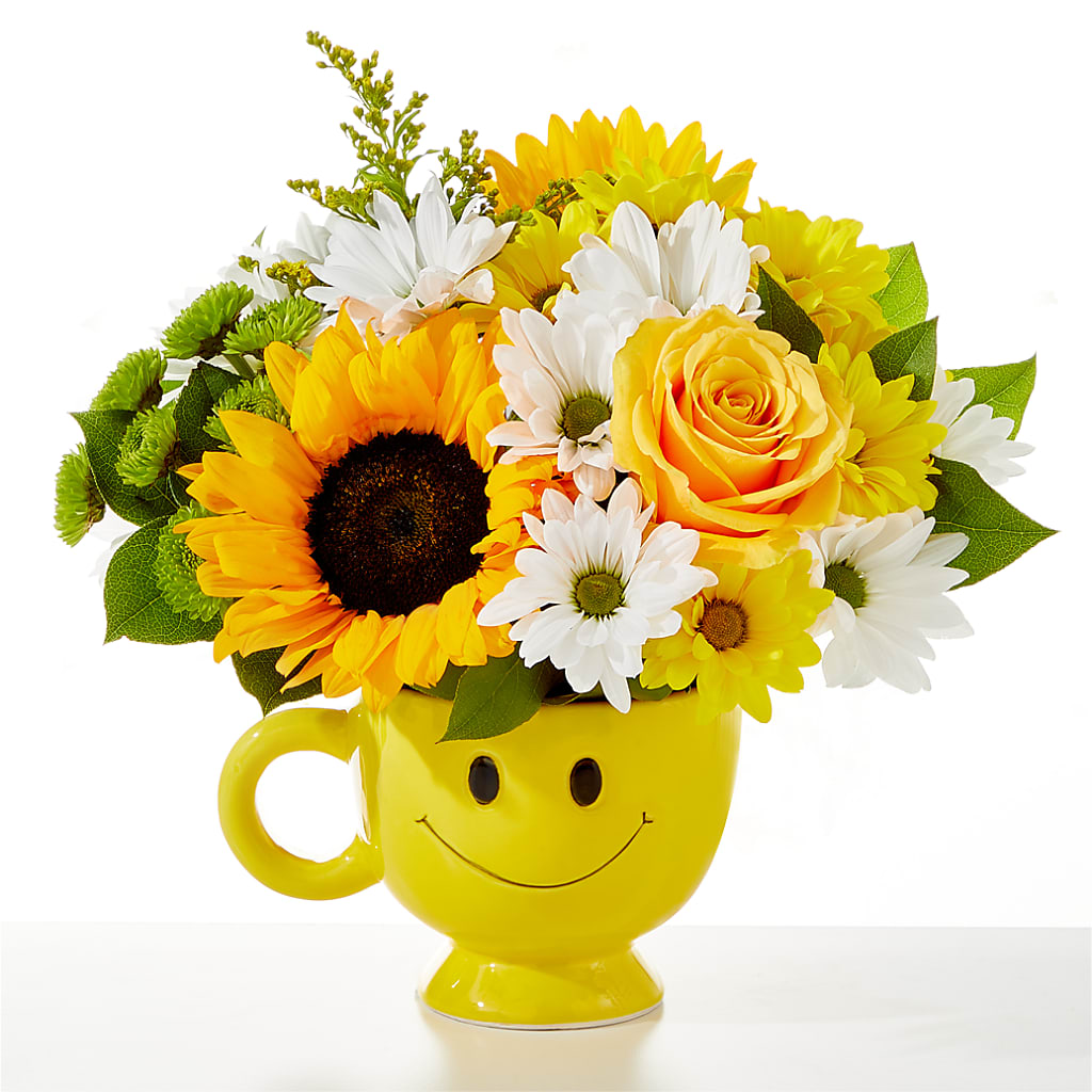 Be Happy Bouquet – Fleuriste Thalia, Varennes PQ