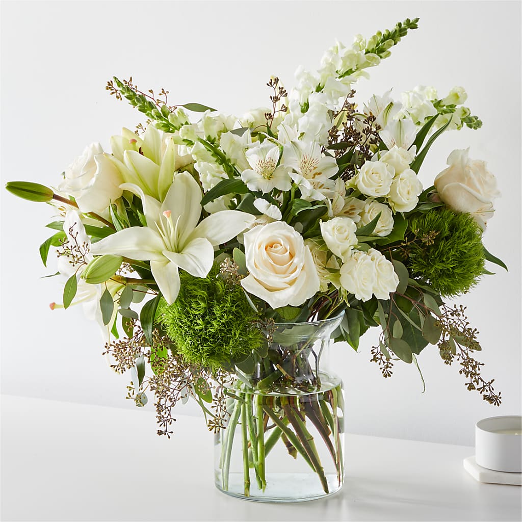 Fresh Linen Bouquet – Fleuriste Thalia, Varennes PQ