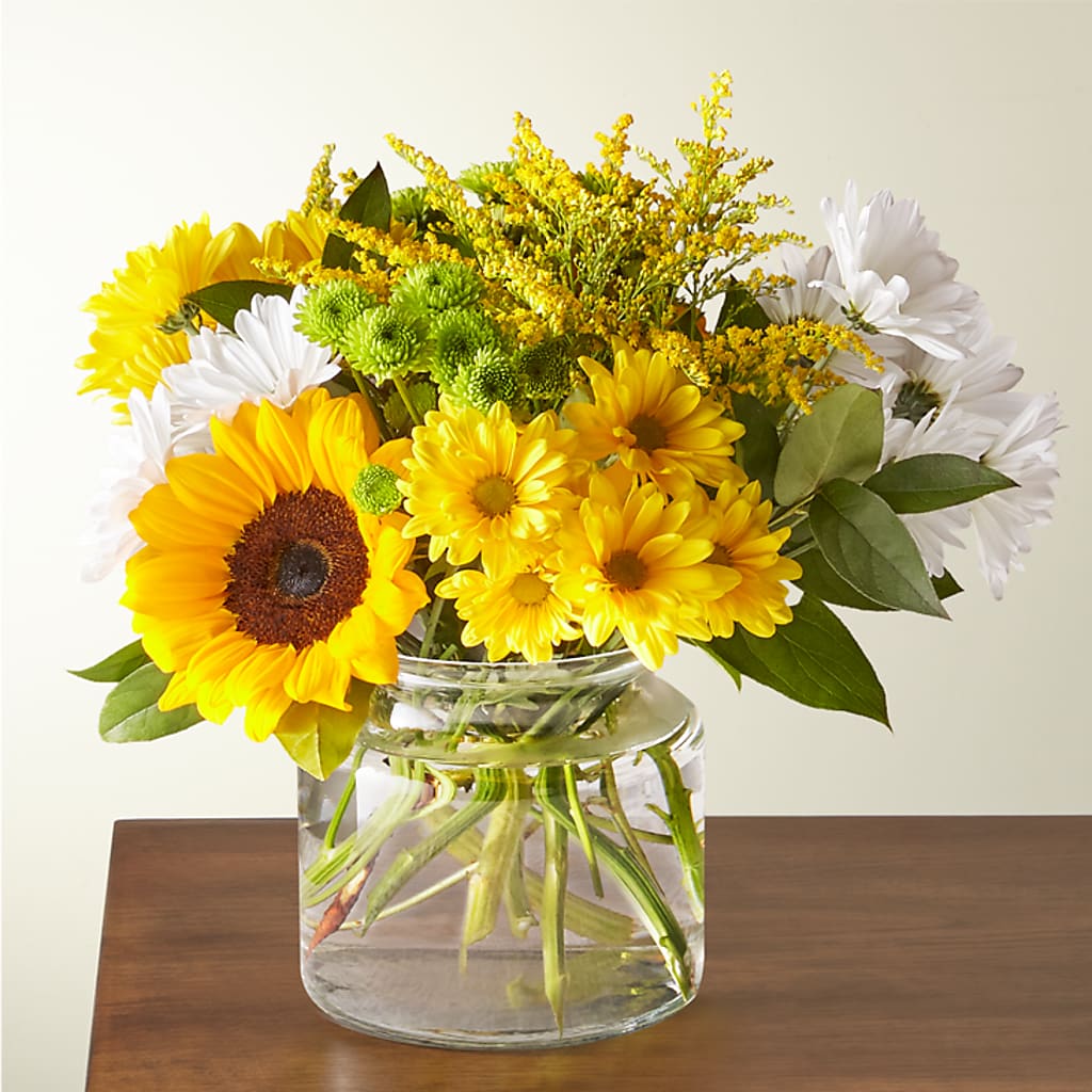 Hello Sunshine Bouquet – Fleuriste Thalia, Varennes PQ