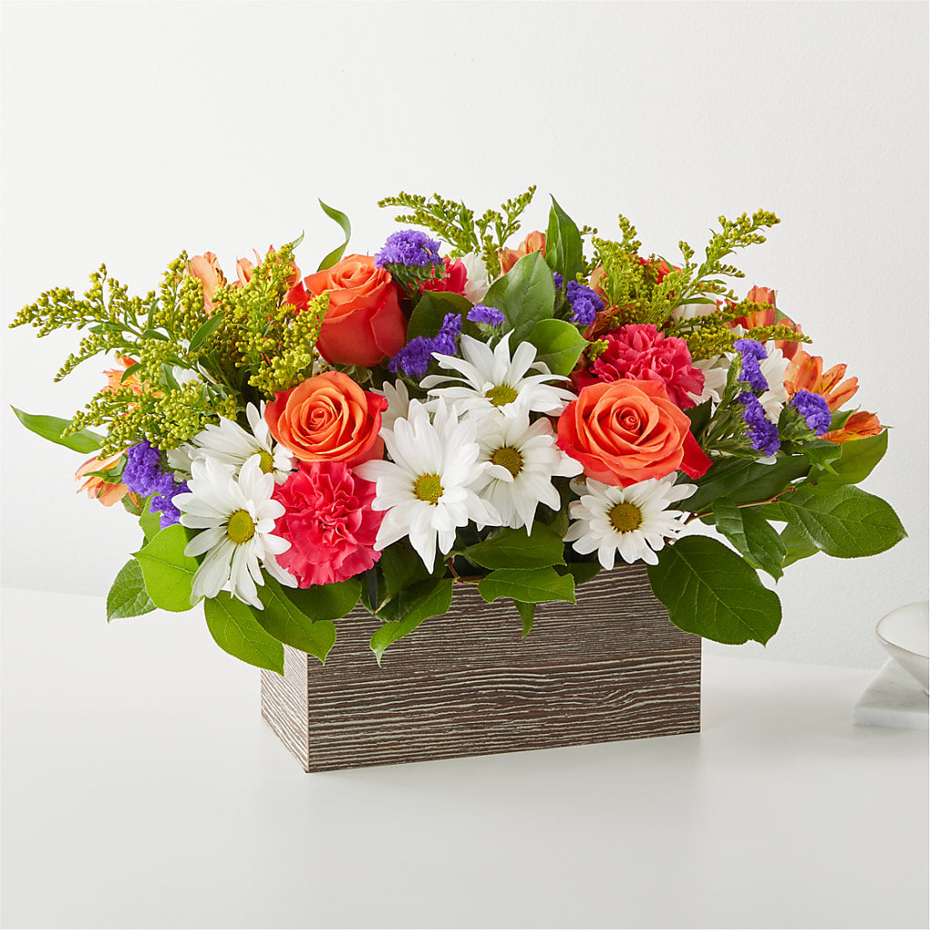 Oopsie Daisy Box Bouquet – Fleuriste Thalia, Varennes PQ