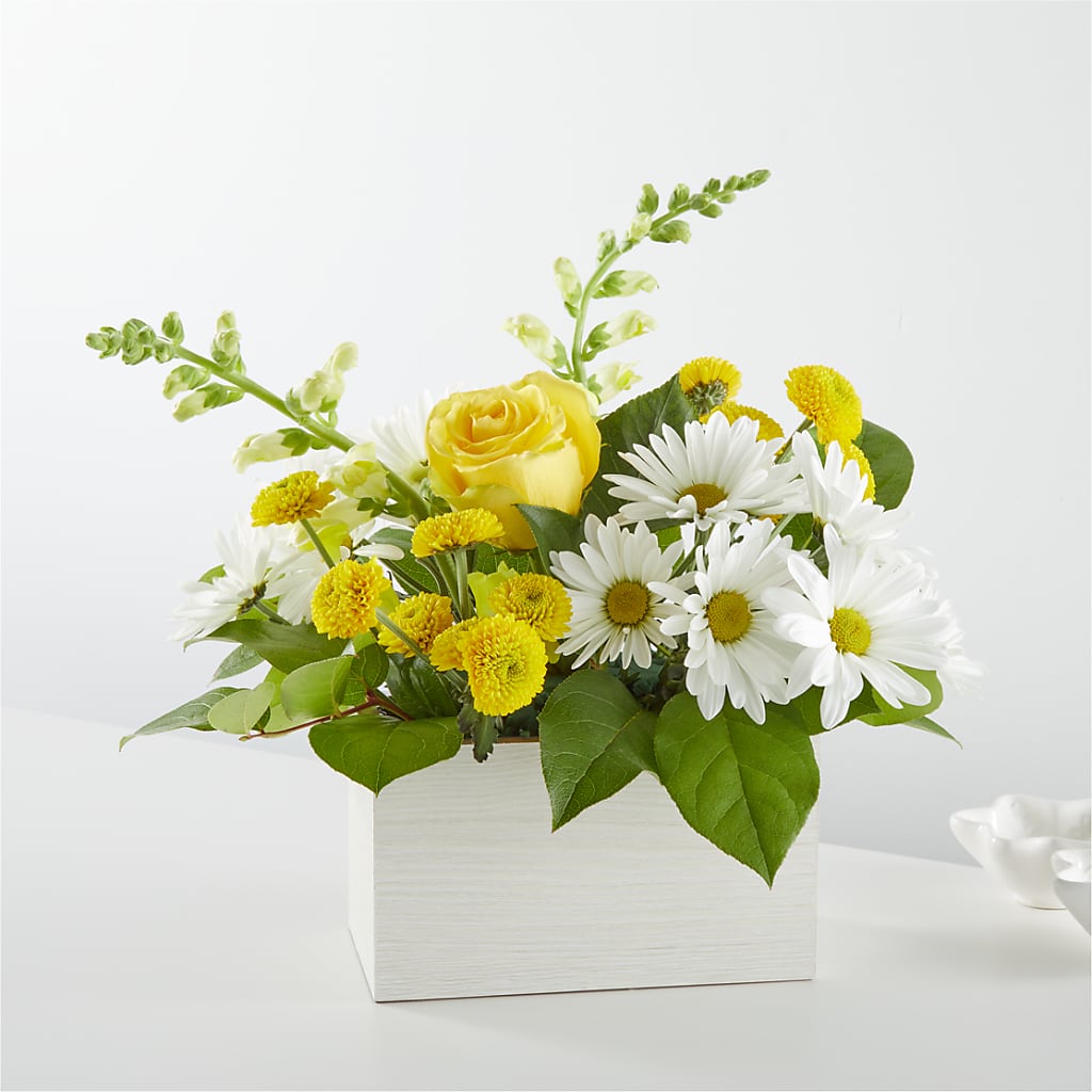 Sun Salutation Box Bouquet – Fleuriste Thalia, Varennes PQ