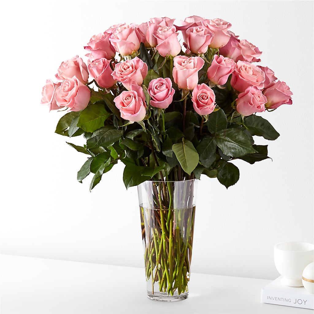 Long Stem Pink Rose Bouquet – Fleuriste Thalia, Varennes PQ