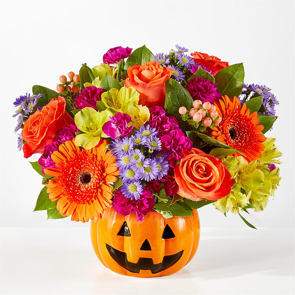 Tricks & Treats Pumpkin – Fleuriste Thalia, Varennes PQ