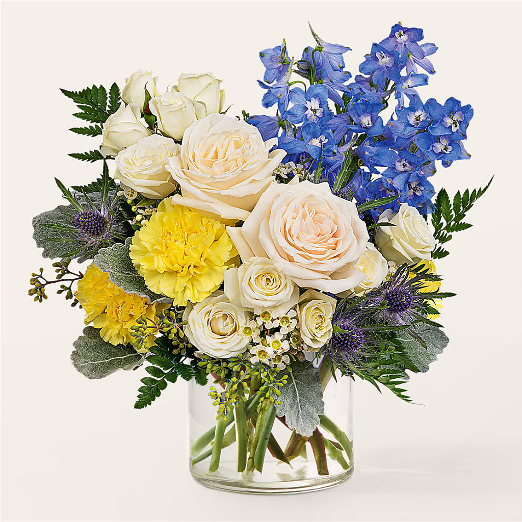 Lemon Sorbet Bouquet – Fleuriste Thalia, Varennes PQ