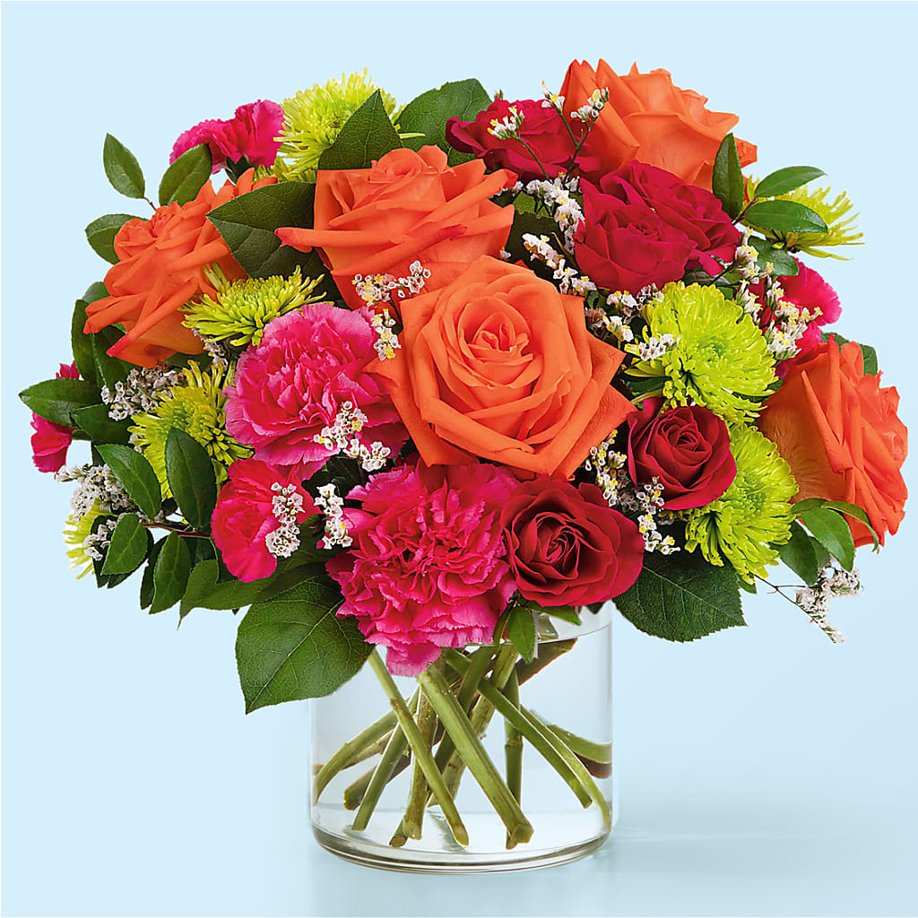 Colorful Carnival Bouquet – Fleuriste Thalia, Varennes PQ