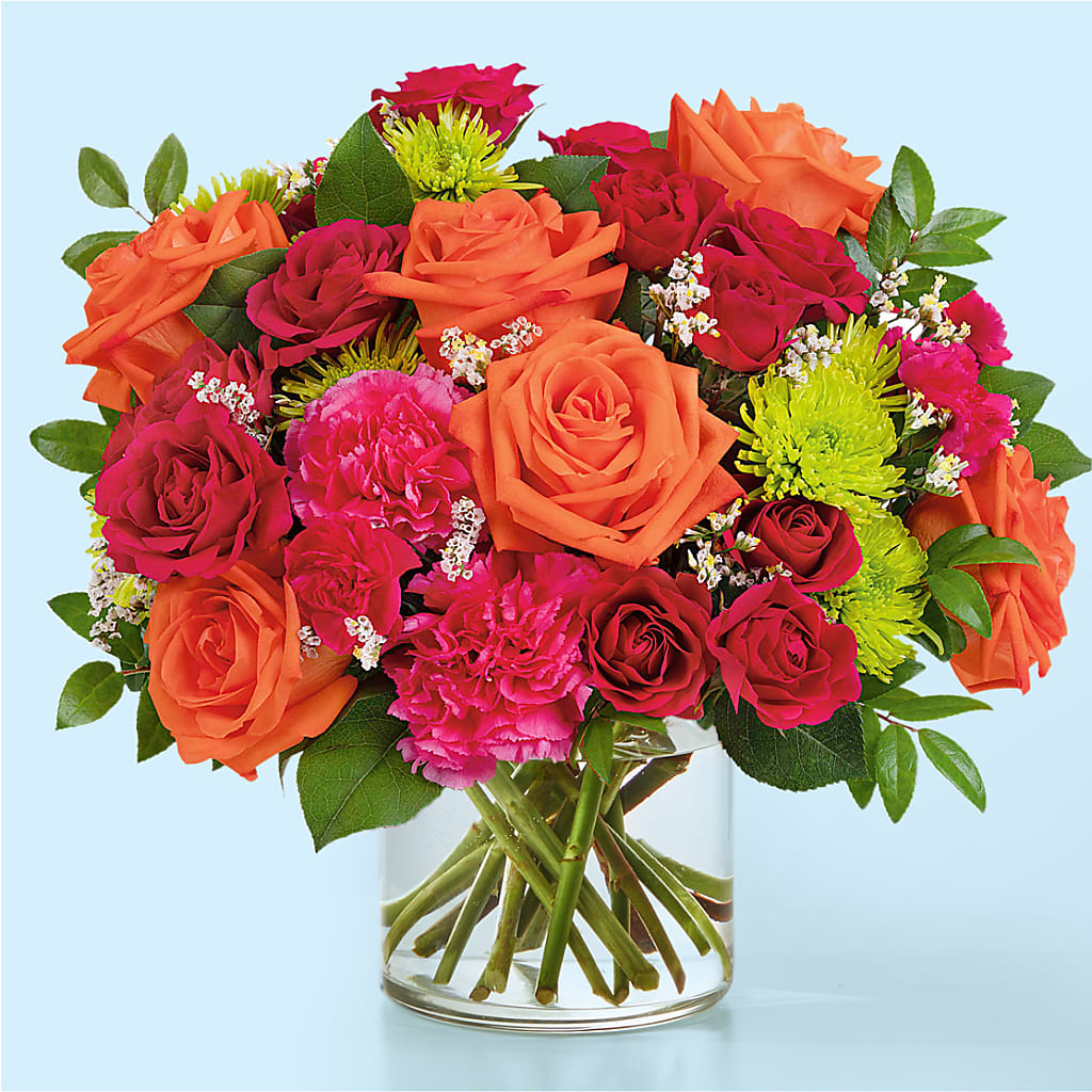 Colorful Carnival Bouquet – Fleuriste Thalia, Varennes PQ