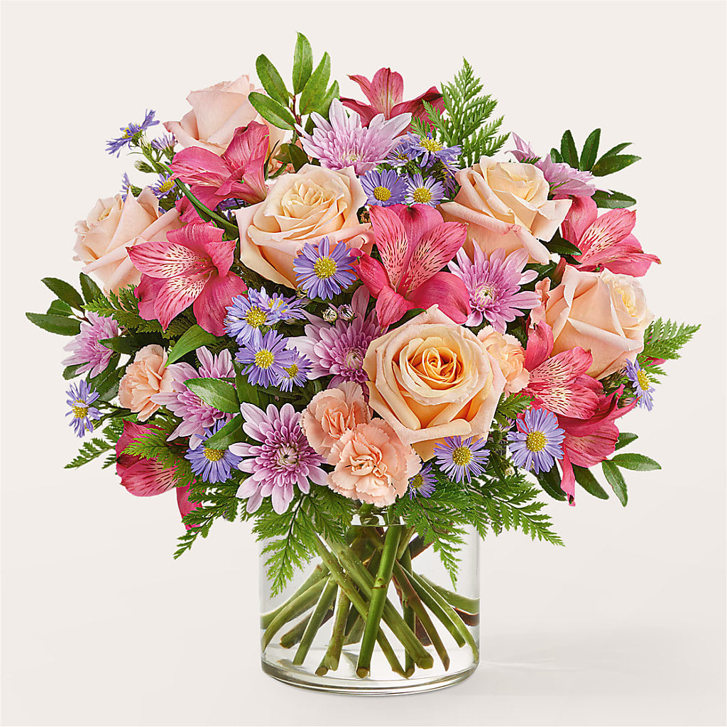 Sunset Serenade Bouquet – Fleuriste Thalia, Varennes PQ