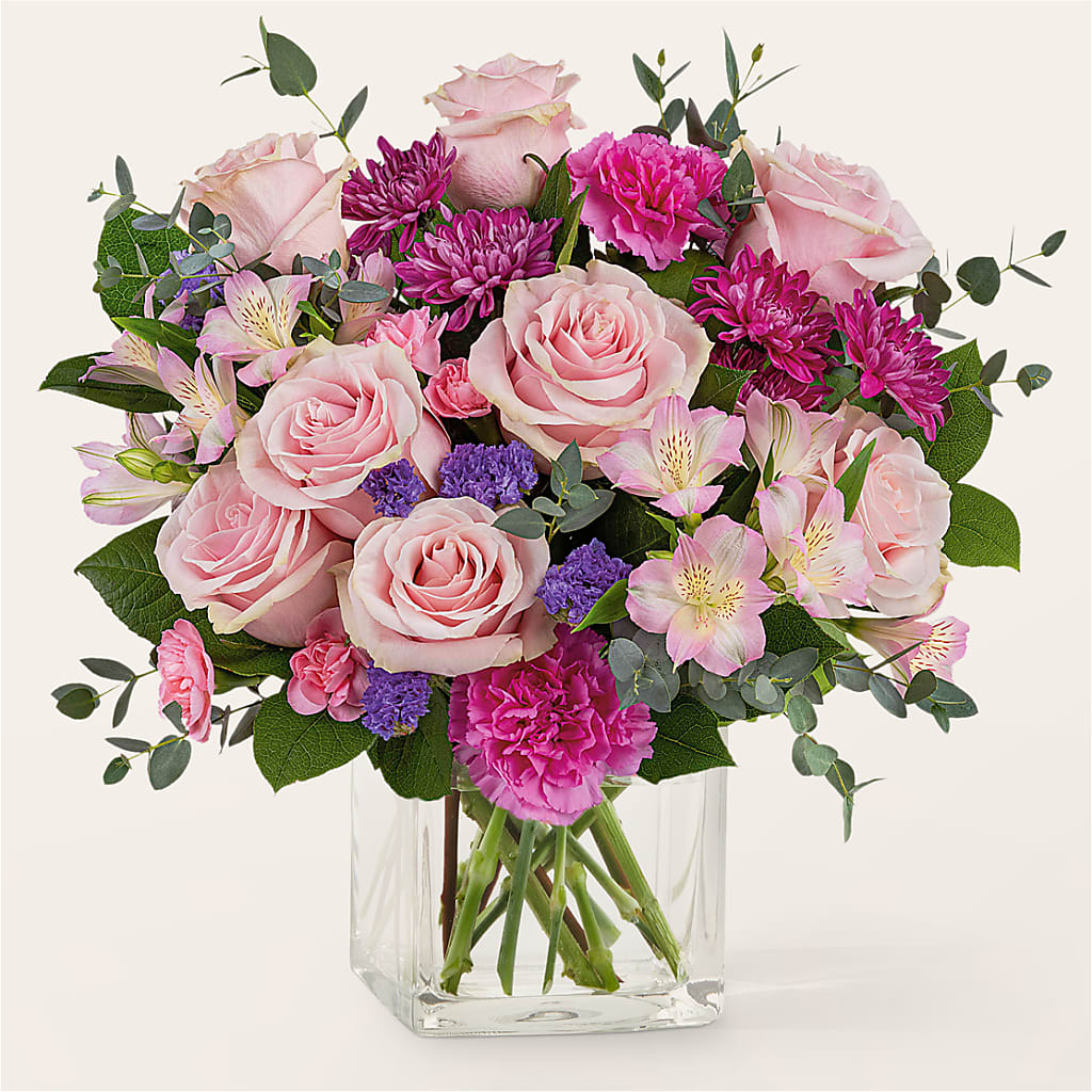 Rosy Radiance Bouquet – Fleuriste Thalia, Varennes PQ