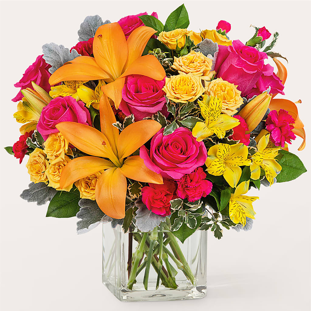 To the Tropics Bouquet – Fleuriste Thalia, Varennes PQ