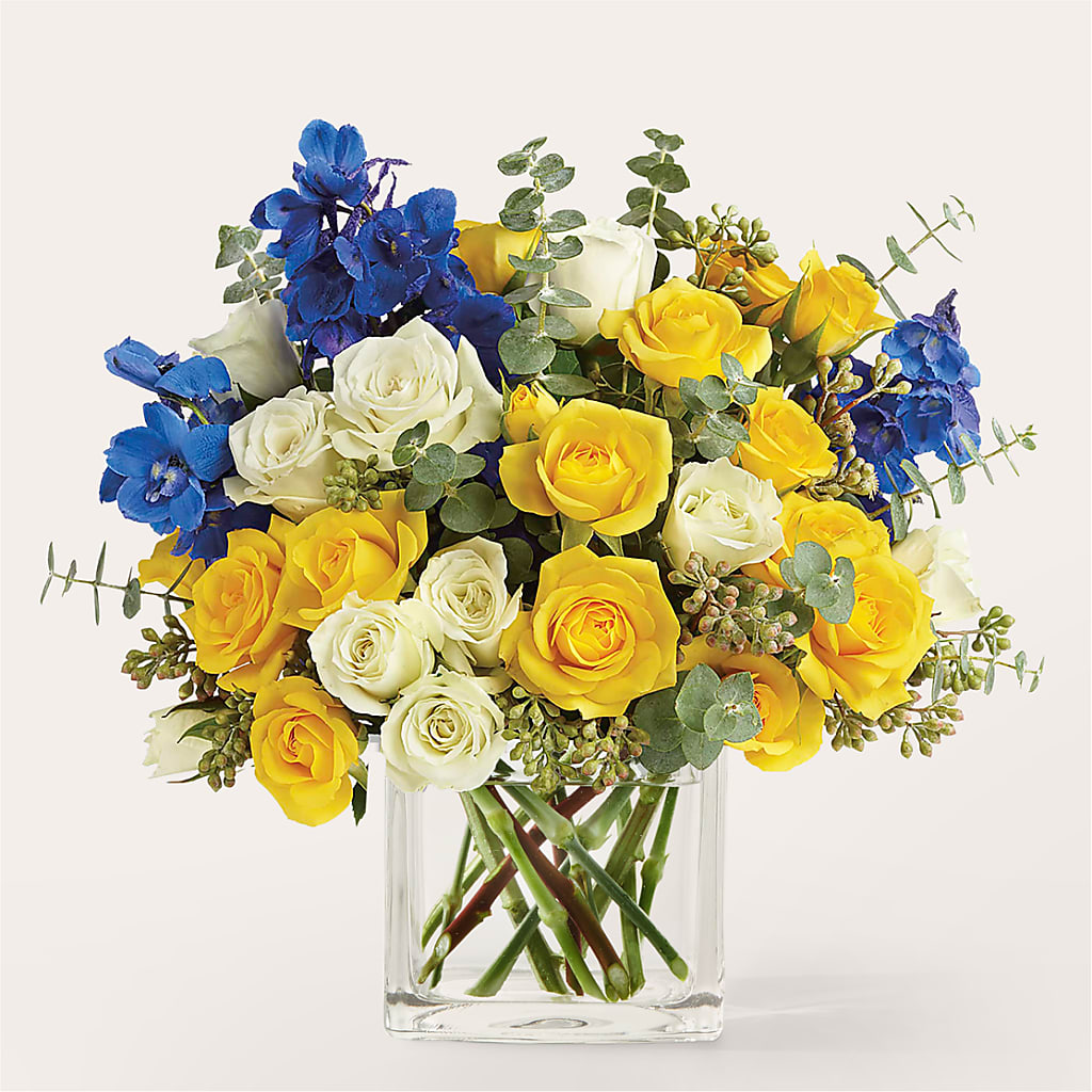 Sparkling Citrine Bouquet – Fleuriste Thalia, Varennes PQ