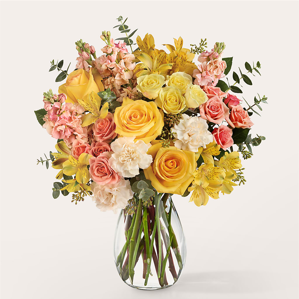 Slice of Sunrise Bouquet – Fleuriste Thalia, Varennes PQ