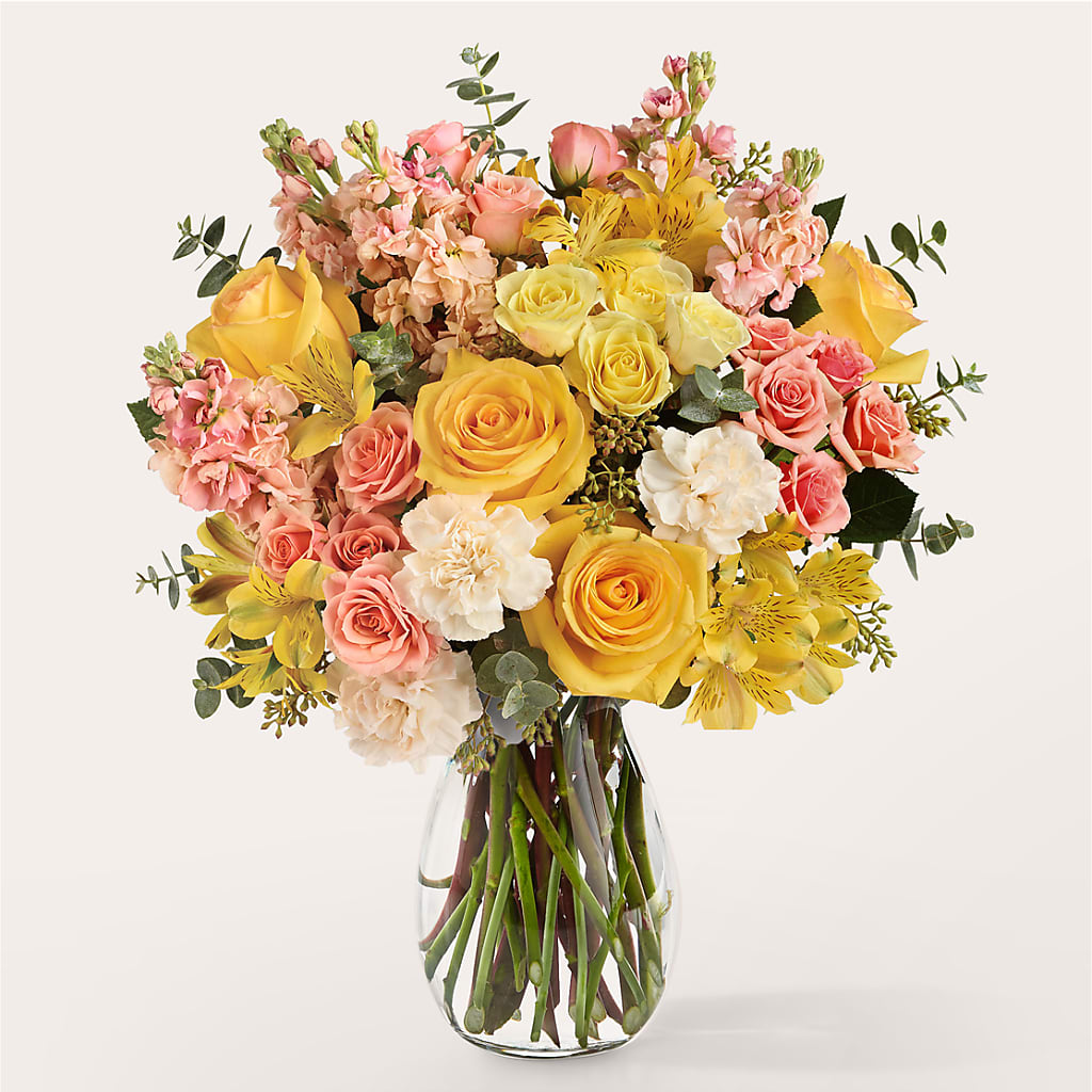 Slice of Sunrise Bouquet – Fleuriste Thalia, Varennes PQ