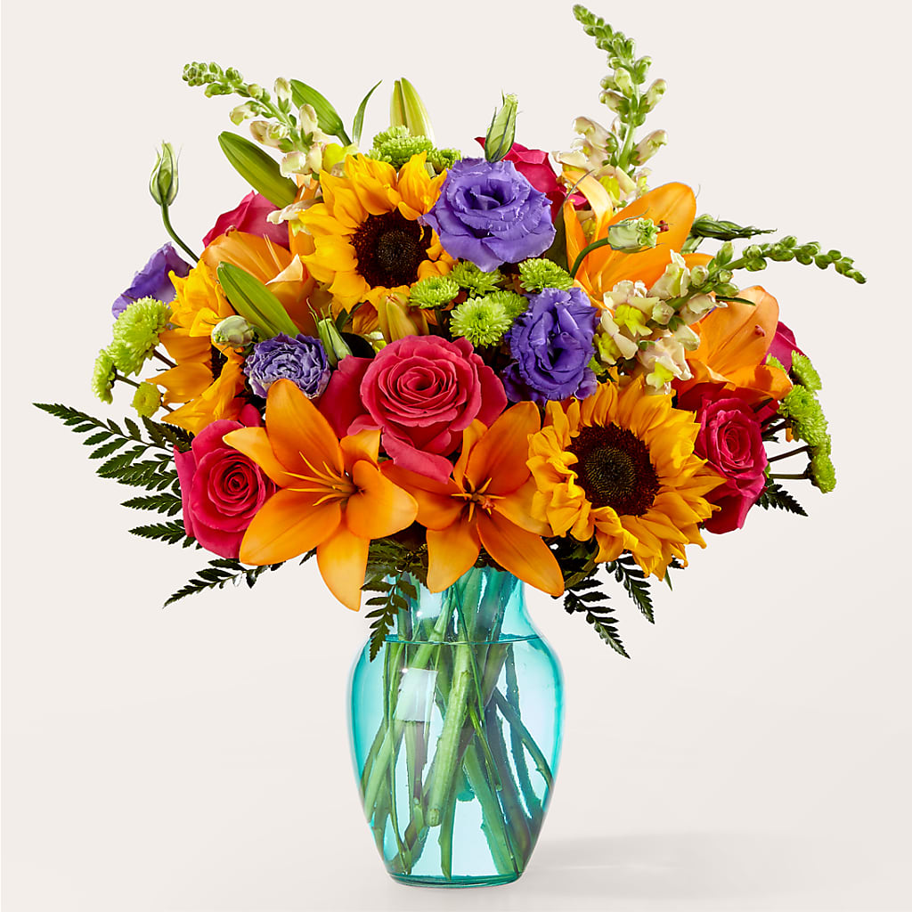 Double Rainbow Bouquet – Fleuriste Thalia, Varennes PQ