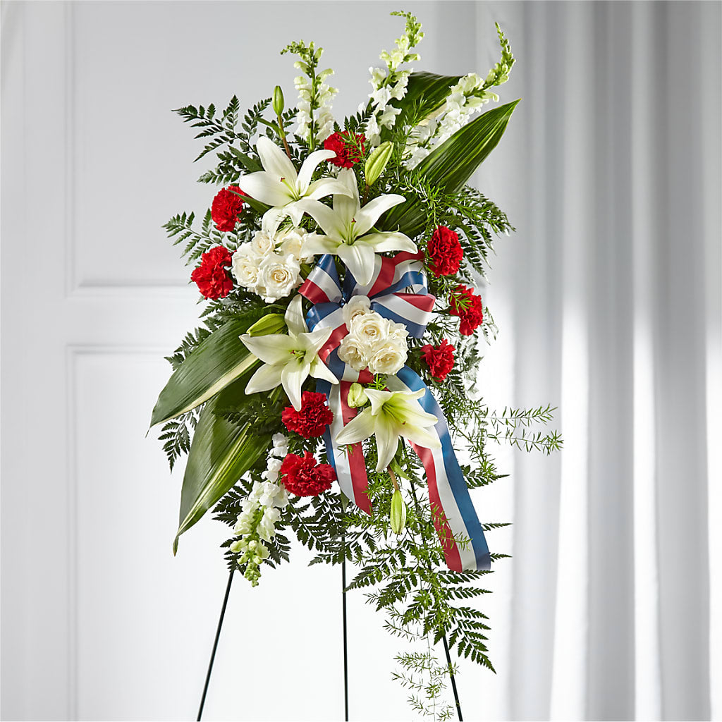 Stars of Life Standing Spray – Fleuriste Thalia, Varennes PQ