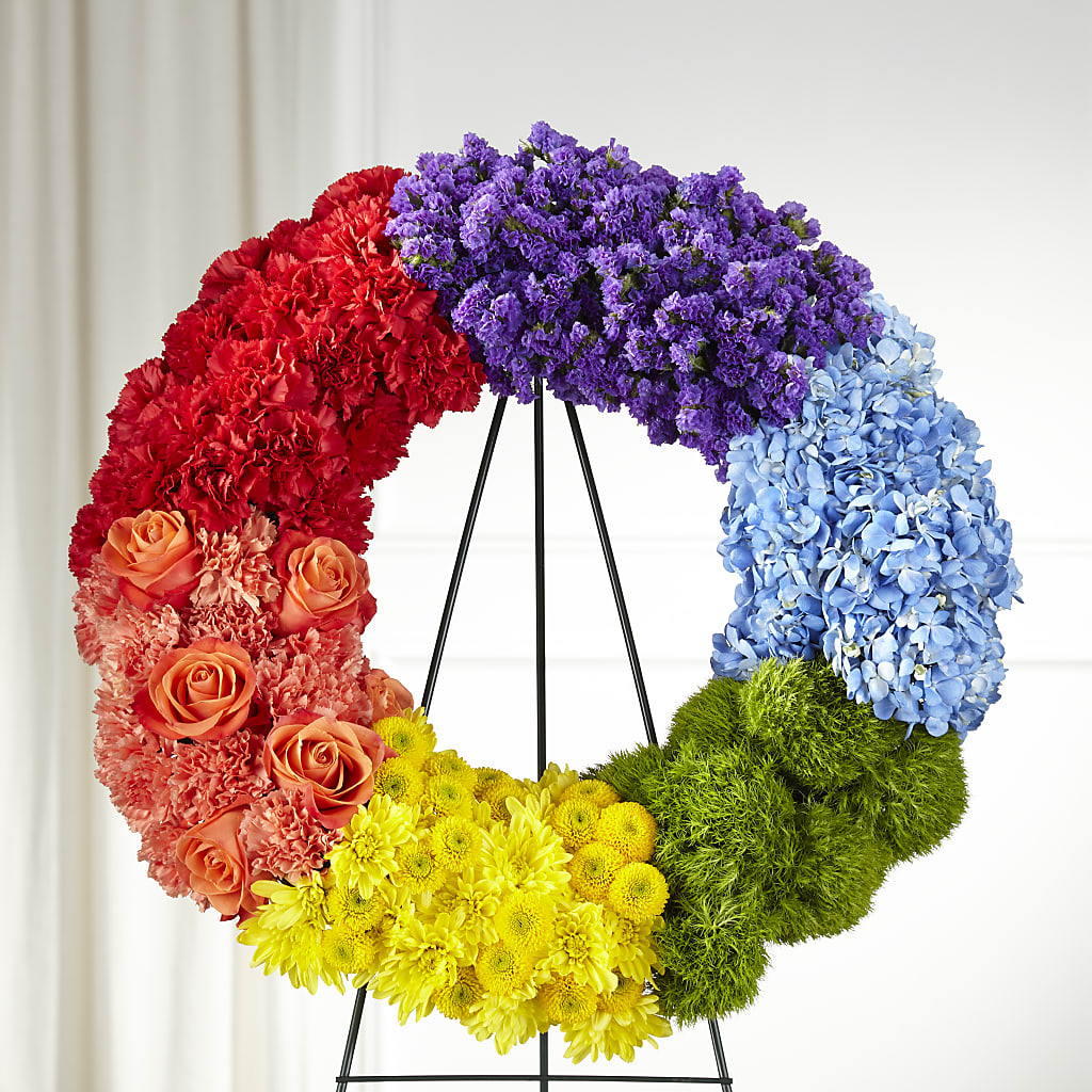 Circle of Love Wreath – Fleuriste Thalia, Varennes PQ