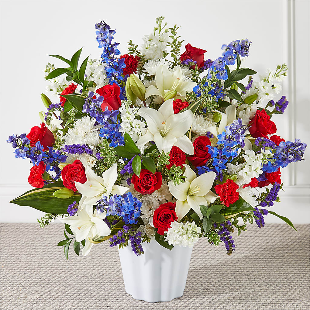 Consoled Floor Basket – Fleuriste Thalia, Varennes PQ