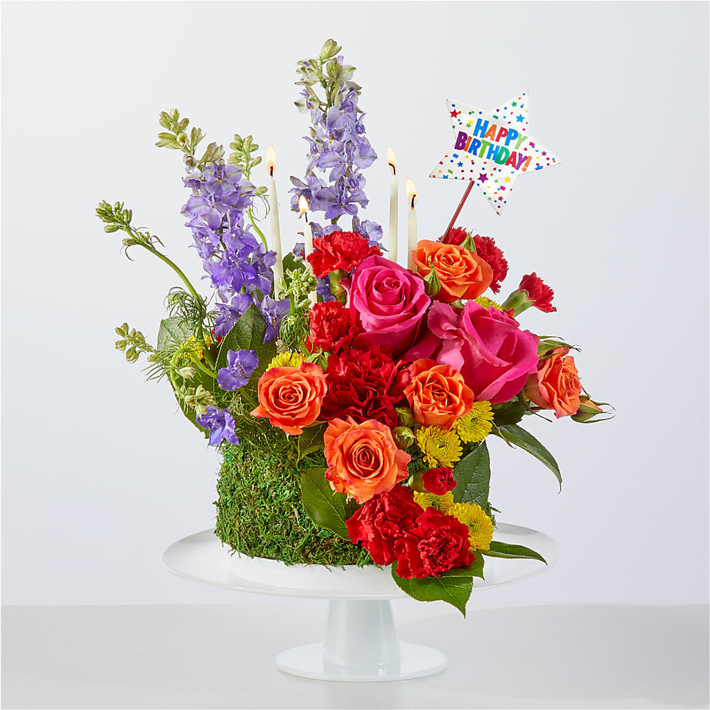 Best Year Yet Floral Cake – Fleuriste Thalia, Varennes PQ