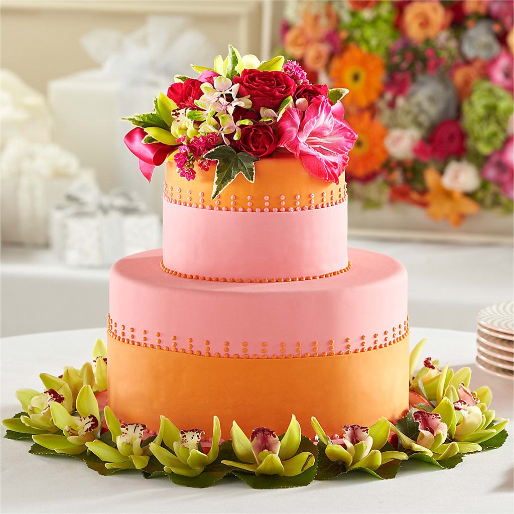 Sweet Citrus Cake Decor – Fleuriste Thalia, Varennes PQ