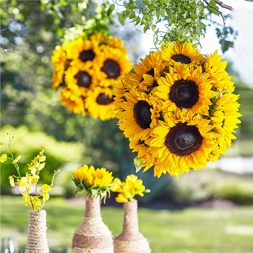 Sublime Garden Hanging Arrangement – Fleuriste Thalia, Varennes PQ