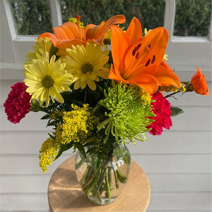 Bold & Bright – A Florist Original –  Fleuriste Thalia, Varennes PQ