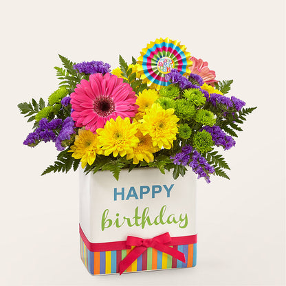 Birthday Brights Bouquet –  Fleuriste Thalia, Varennes PQ