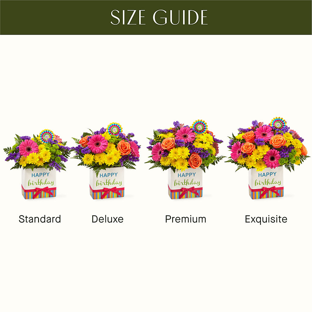 Birthday Brights Bouquet –  Fleuriste Thalia, Varennes PQ