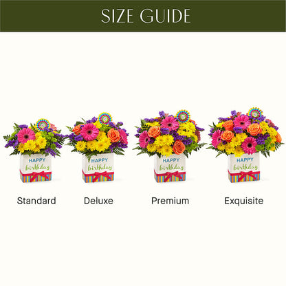 Birthday Brights Bouquet –  Fleuriste Thalia, Varennes PQ