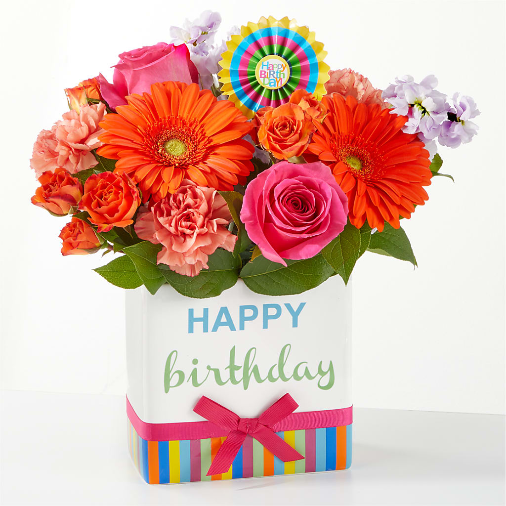 Birthday Surprise Bouquet –  Fleuriste Thalia, Varennes PQ