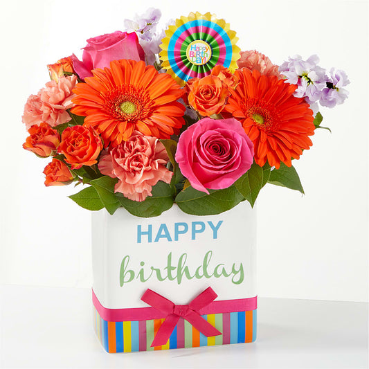 Birthday Surprise Bouquet –  Fleuriste Thalia, Varennes PQ