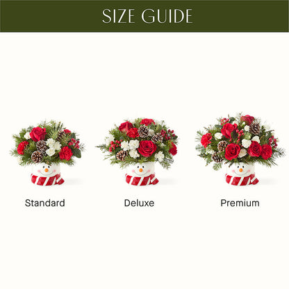 Jolly Snowman Bouquet –  Fleuriste Thalia, Varennes PQ