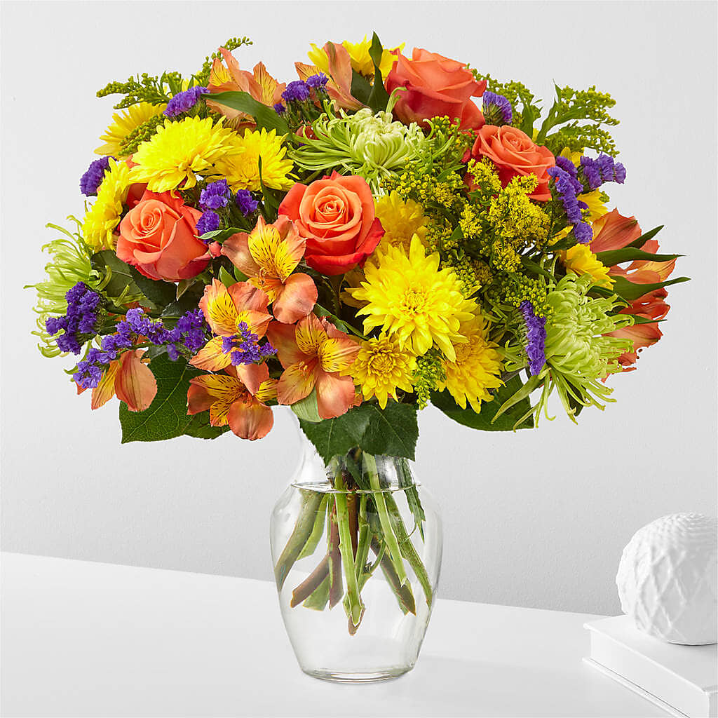 Marmalade Skies Bouquet –  Fleuriste Thalia, Varennes PQ