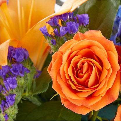 Radiant Citrus Box Bouquet –  Fleuriste Thalia, Varennes PQ