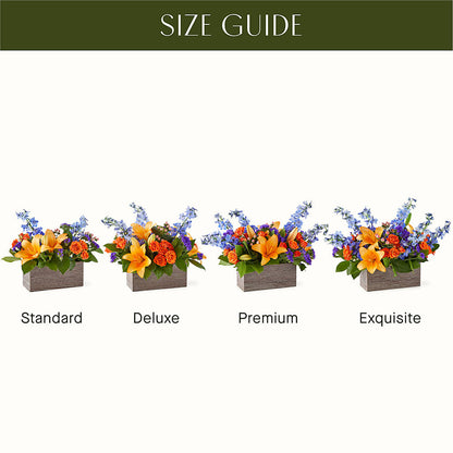 Radiant Citrus Box Bouquet –  Fleuriste Thalia, Varennes PQ