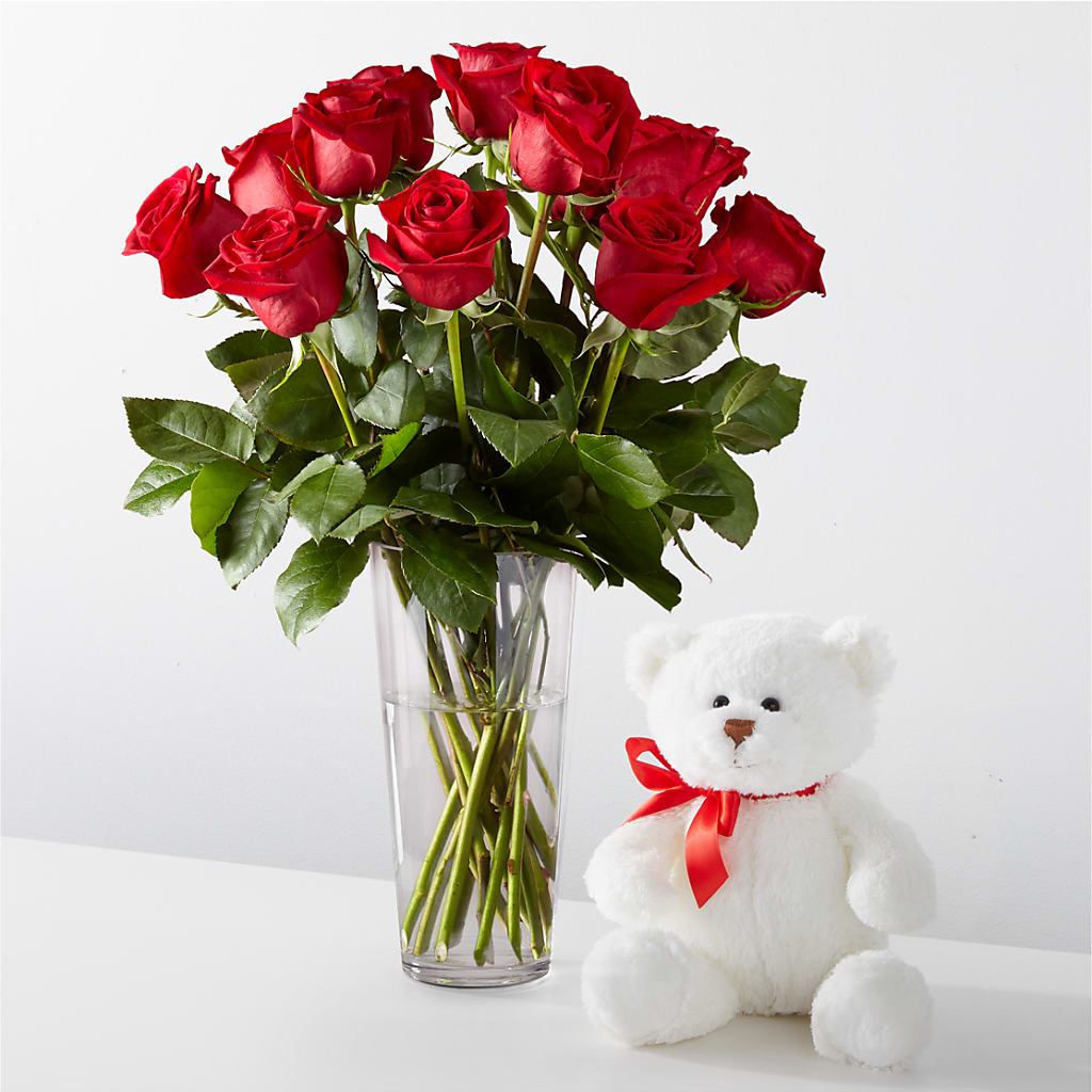 Romantic Long Stem Red Rose Bouquet Bundles –  Fleuriste Thalia, Varennes PQ