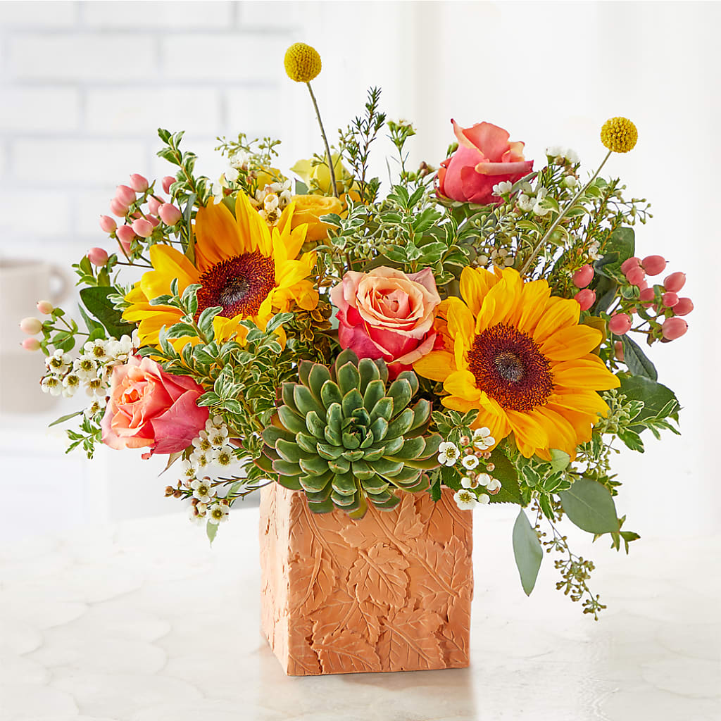 Sunflower Season Bouquet –  Fleuriste Thalia, Varennes PQ