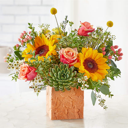 Sunflower Season Bouquet –  Fleuriste Thalia, Varennes PQ