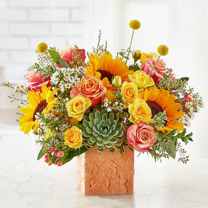 Sunflower Season Bouquet –  Fleuriste Thalia, Varennes PQ