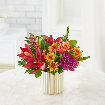 Burgundy Landscape Bouquet –  Fleuriste Thalia, Varennes PQ