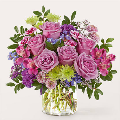Glass Half Full Bouquet –  Fleuriste Thalia, Varennes PQ
