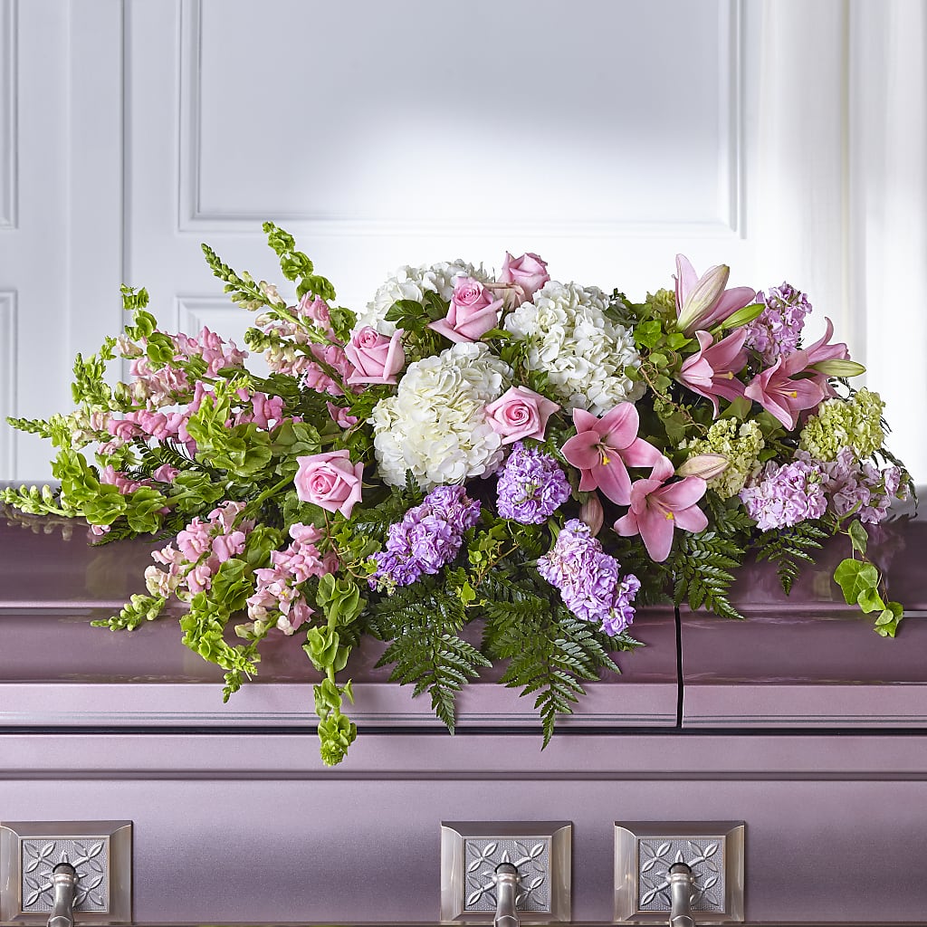 Life's Gratitude Casket Spray –  Fleuriste Thalia, Varennes PQ