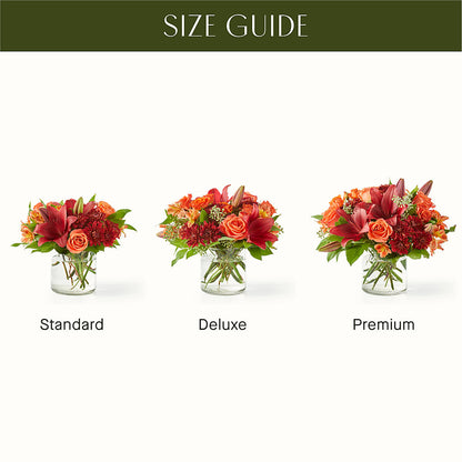 Crimson Leaves Bouquet –  Fleuriste Thalia, Varennes PQ