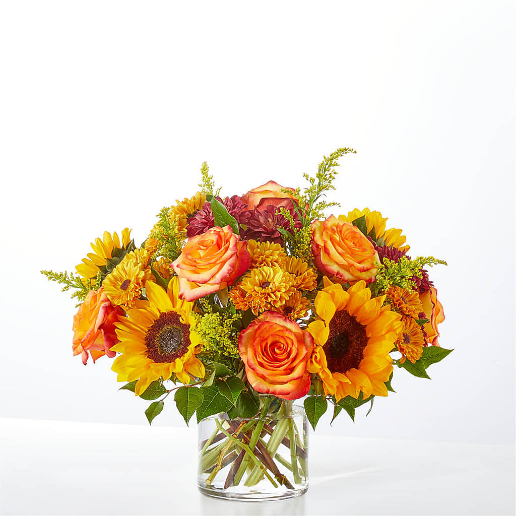 Flannel Scarf Bouquet –  Fleuriste Thalia, Varennes PQ