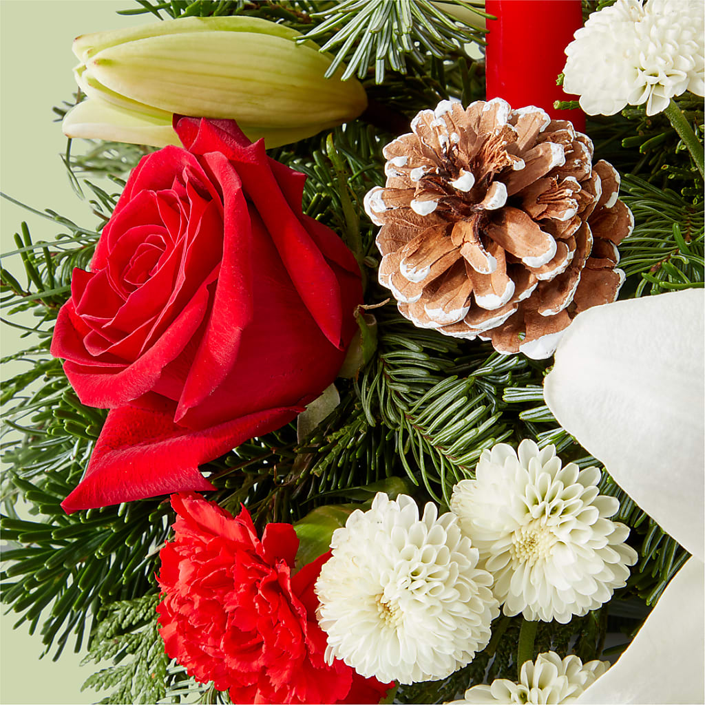 Seasonal Festivities Centerpiece –  Fleuriste Thalia, Varennes PQ
