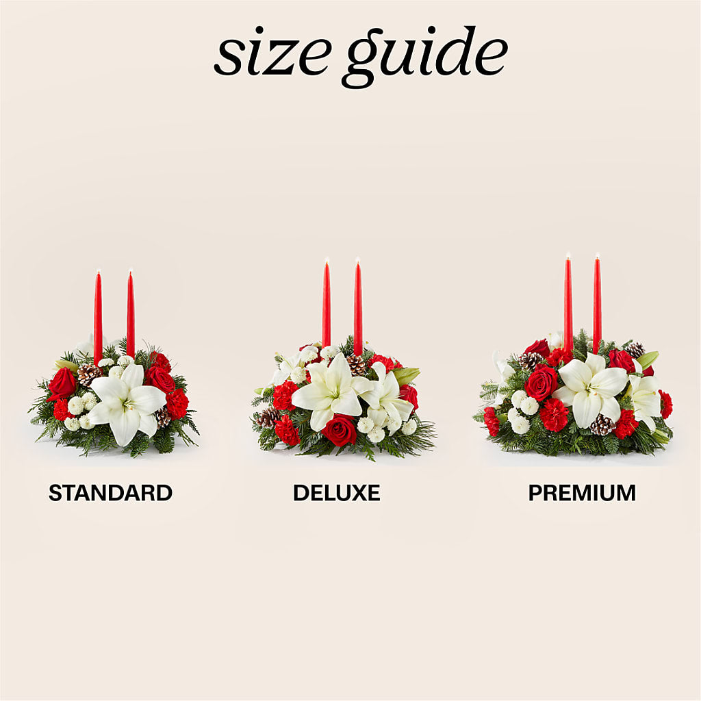 Seasonal Festivities Centerpiece –  Fleuriste Thalia, Varennes PQ