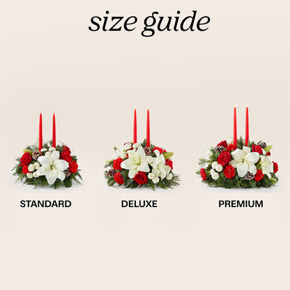Seasonal Festivities Centerpiece –  Fleuriste Thalia, Varennes PQ