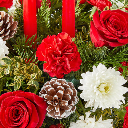 Holiday Soiree Centerpiece –  Fleuriste Thalia, Varennes PQ