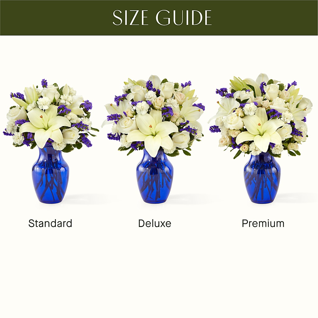 Sapphire Rush Bouquet –  Fleuriste Thalia, Varennes PQ