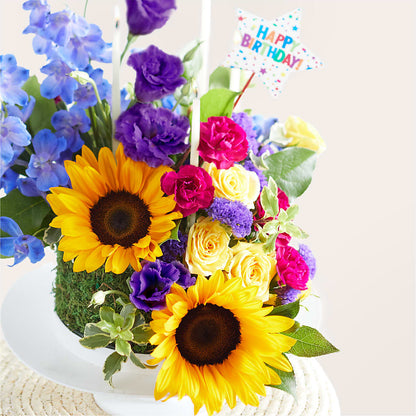 Star of the Day Floral Cake –  Fleuriste Thalia, Varennes PQ